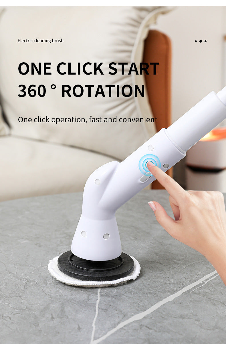 Xiaomi 2000 MA 6-in-1 Electric Cleaning Brush Cordless Electric Rotary Cleaning Brush Shower Cleaning Brush Kitchen Bathroom