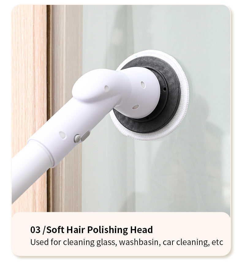 Xiaomi 2000 MA 6-in-1 Electric Cleaning Brush Cordless Electric Rotary Cleaning Brush Shower Cleaning Brush Kitchen Bathroom